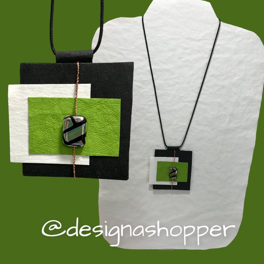 Handmade Art to Wear Lightweight Statement Necklace OOAKNWT